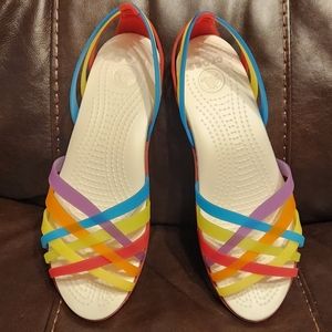 Crocs Rainbow Jelly Sandals